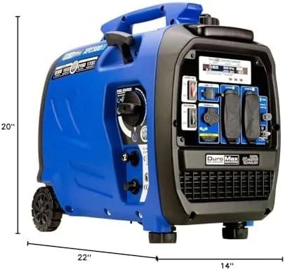 1-160-1.webp DuroMax XP2300iH 2,300-Watt Dual Fuel Portable Digital Inverter Generators – Gas & Propane, RV & Emergency Readys - Image 1