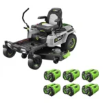 EGO Power+ Z6 ZT5207L 52 in. 56 V Battery Zero Turn Ridings Mower Kits (Battery &amp; Charger) W/ SIX 12.0 AH BATTERIES