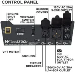 Westinghouse 6600 Peak Watt Home Backup Portable Generator, Transfer Switch Ready 30A Outlet, RV Ready 30A Outlets. - Image 8