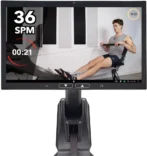 Aviron Strong Series Rower: 22″ HD Touchscreen, Dual Air &amp; Magnetic Resistances up to 100 lbs. Game-Based Workouts, Streaming, Compact Designs - Image 6