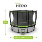 JumpFlex Hero Round Outdoor Backyard Trampoline - Image 3