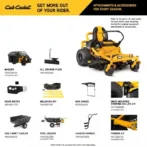 Cub Cadet Ultima ZT1 50″ Zero-Turn Riding Lawn Mower – Power, Precision &amp; Comforts. - Image 3
