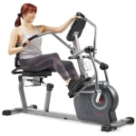 Sunny Health &amp; Fitness Comfy Recumbent Cross Trainer Recumbent Elliptical Bikes. - Image 2
