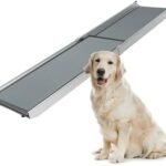 PetSafe Happy Ride Compact Telescoping Dog Ramp – Portable Pet Ramp for Cars, Trucks &amp; SUVs with Adjustable Sizing – Non-Slip Design – Lightweight Pet Mobility Assistance – Extra Long