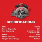 MILWAUKEE Cordless Tool Combination Kit: 7 Tools, 18 V DC Volt, Battery Included, M18 FUEL™, M18™ - Image 2