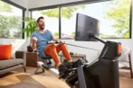 Aviron Strong Series Rower: 22″ HD Touchscreen, Dual Air &amp; Magnetic Resistances up to 100 lbs. Game-Based Workouts, Streaming, Compact Designs - Image 4