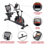 Sunny Health &amp; Fitness Smart Recumbent Cross Trainers Elliptical Exercise Bikes – SF-RB4886 SMART - Image 2