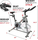 Sunny Health &amp; Fitness Synergy Pro Magnetic Indoor Cycling Bikes. - Image 3