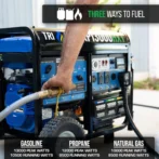 DuroMax 13,000 Watt Tri Fuel Portables HXT Generators XP13000HXT - Image 4