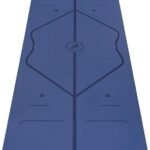 Liforme Original Yoga Mat – Free Yoga Bag Included – Patented Alignment System, Warrior-like Grip, Non-slip, Eco-friendly, sweat-resistant, long, wide, 4.2mm thick mat for comfort
