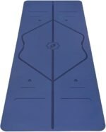 Liforme Original Yoga Mat – Free Yoga Bag Included – Patented Alignment System, Warrior-like Grip, Non-slip, Eco-friendly, sweat-resistant, long, wide, 4.2mm thick mat for comfort