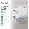 Sterilite 4-Pack Ultra Latching Box, Storage Bins with Lids, Clear Plastic, 116 Quart – Heavy-Duty Organizing Containers for Closet, Bathroom, and Office - Image 5