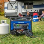 Westinghouse 4650 Peak Watt Dual Fuel Portable Generator, Remote Electric Start, RV Ready Outlets. - Image 4