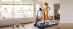 KASSADIN Walking Pad with Handle Bar, 2026 Upgrade Portable Small Treadmill with Handles for Home Small, 3.0HP Under Desk Walking Pad Treadmill with Incline, 0.6-7.6MPH, 350LBS - Image 4
