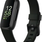 Fitbit Inspire 3 Health &amp;-Fitness-Tracker with Stress Management, Workout Intensity, Sleep Tracking, 24/7 Heart Rate and more, Midnight Zen/Black One Size (S &amp; L Bands Included)