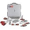 CARTMAN 205 Piece Ratchet Wrench Tool Set 1/4″ & 3/8″ & 1/2″ Drive with SAE/Metric Sockets Kit in Plastic Toolbox - Image 5