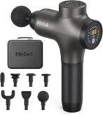 Mebak 3 Massage Gun, Massage Gun Deep Tissue for Athletes, Professional Muscle Percussion Massager, Massager for Shoulder Leg Back Body Pain Relief, Quiet Portable Sport Tool, Gifts for Him