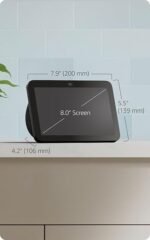 Amazon Echo Show 8, With Spatial Audio, Smart Home Hub, ideal for open living spaces, Designed for Alexa+, Glacier White - Image 2