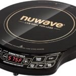 Nuwave Gold Precision Induction Cooktop, Portable, Powerful with Large 8” Heating Coil,100°F to 575°F, 3 Wattage Settings, 12” Heat-Resistant Cooking Surface
