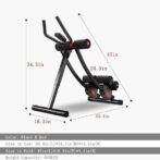 Fitlaya Fitness ab machine, ab workout equipment for home gym, Height Adjustable ab trainer, foldable fitness equipment. - Image 4