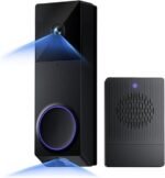 WYZE Wireless Duo Cam Video Doorbell (Chime Included), Battery Powered, 2K Full HD Video, 2 Cameras (People and Package), 2-Way Audio, Color Night Vision
