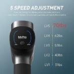 opove M3 Pro 2 Massage Gun Deep Tissue Percussion Muscle Massager for Workout, Percussive Therapy Fascia Gun for Athletes Fast Recovery, 30 Days Long Battery Life, 70lbs Stall Force, Space Gray - Image 4