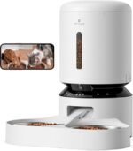PETLIBRO Automatic Cat Feeder with Camera for Two Cats, 1080P HD Video with Night Vision, 5G WiFi Pet Feeder with Phone APP Control, 2-Way Audio for Cat &amp; Dog, Low Food &amp; Motion &amp; Sound Alerts