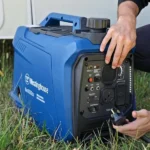 4,000-Watt Gas Powered Portable Inverter Generator with Recoil Start, LED Data Centers. - Image 4