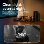 PETLIBRO Automatic Cat Feeder with Camera, 1080P HD Video with Night Vision, 5G WiFi Pet Feeder with 2-Way Audio, Low Food &amp; Blockage Sensor, Motion &amp; Sound Alerts for Cat &amp; Dog Single Tray - Image 3