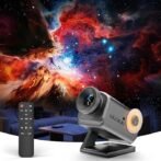 Rossetta 3D Projector, 60 Themes HD 3D Galaxy Projector with Bluetooth Speaker &amp; Remote, 1H/2H Timer, Night Light for Bedroom, Home Decor, Party, Birthday &amp; Christmas Gifts for Adults, Girls, Boys