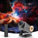 Rossetta 3D Projector, 60 Themes HD 3D Galaxy Projector with Bluetooth Speaker &amp; Remote, 1H/2H Timer, Night Light for Bedroom, Home Decor, Party, Birthday &amp; Christmas Gifts for Adults, Girls, Boys