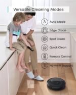 eufy Robot Vacuum 11S MAX, Super Thin, Powerful Suction, Quiet, Self-Charging Robotic Vacuum Cleaner, Cleans Hard Floors to Medium-Pile Carpets, Black - Image 5