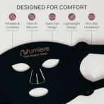 Numiere Time Keeper LED Face Mask – Lightweight, Flexible, and Multi-Wavelength Red, Blue, &amp; Infrared (NIR) LED Contour Technology Wearable Facial Beauty Device for Personal Use and Skincare Routines - Image 3