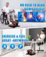 Putnen Under Desk Elliptical Machine, Electric Elliptical Leg Exerciser for Seniors with 12 Adjustable, Portable Quiet Elliptical Exercise Machine, Seated Pedal Exerciser with Remote Control - Image 4