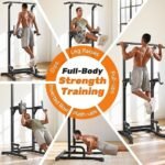 Sportsroyals Power Tower Pull Up Bar Station, 450LBS Stable Pull Up Dip Station for Home Gym Strength Training Equipment | FED Fitness - Image 3
