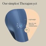 TheraGun Therabody Relief Handheld Percussion Massage Gun – Easy-to-Use, Comfortable &amp; Light Personal Massager for Every Day Pain Relief Massage Therapy in Neck, Back, Leg, Shoulder and Body (Navy) - Image 4