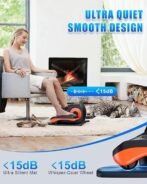 Putnen Under Desk Elliptical Machine, Electric Elliptical Leg Exerciser for Seniors with 12 Adjustable, Portable Quiet Elliptical Exercise Machine, Seated Pedal Exerciser with Remote Control - Image 3