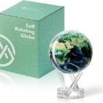 MOVA Globe – Earth with Clouds Classic (4.5″) | Self-Rotating Globe Powered by Light | Silent Motion, No Batteries or Wires | Unique Desk Decor or Gift for Space Lovers