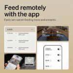 PETLIBRO Automatic Cat Feeder with Camera, 1080P HD Video with Night Vision, 5G WiFi Pet Feeder with 2-Way Audio, Low Food &amp; Blockage Sensor, Motion &amp; Sound Alerts for Cat &amp; Dog Single Tray - Image 2