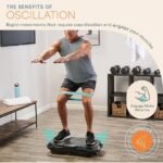 Lifepro Waver Vibration Plate Exercise Machine for Lymphatic Drainage, Muscle Activation, Full-Body Workout Vibrating Platform with Loop Bands, Fitness Equipment for Strength Toning &amp; Fat Loss - Image 2