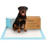 PETSWORLD Extra Large Potty Pads for Dogs, Odor Eliminating 30″ x 36″, 150 Count Pee Pads for Dogs, Gigantic XL Dog Pads, 5 Layer Ultra Absorbent Technology, Leak Proof Training Pads for Dogs &amp; Cats
