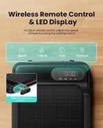 Abonow Walking Pad, Under Desk Treadmill with Incline for Home Office 2.5HP Portable Walking Treadmill with 265 Lbs Weight Capacity Walking Machine, Remote Control, LED Display - Image 2