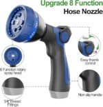 SPECILITE 200ft 304 Stainless Steel Garden Hose Metal, Heavy Duty Water Pipe with Nozzles for Yard, Outdoor – Flexible, Never Kink &amp; Tangle, Puncture Resistant (Sliver) - Image 4