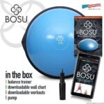 Bosu Balance Ball Exercise Trainer, Home Gym Equipment w/Guided Workouts &amp; Pump, 26″ Inflatable Fitness Platform for Strength Training, Standing, Balancing, and Core Workout - Image 3