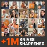 The Original Tumbler Rolling Knife Sharpener™ – Knife Sharpening Made Easy – Rolling Knife Sharpener Tool for Kitchen Knives – Knife Sharpener Kit Offers 15 &amp; 20 Degree Sharpening (Wood) - Image 5