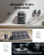 Anker SOLIX C300 DC Power Bank Station, Outdoor 288Wh Portable Power Station, LiFePO4 Battery, 300W Solar Generator, for Camping, Traveling, and Emergencies (No Wall Charger Included) - Image 3