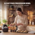 Ninja Kitchen System | All-in-One Food Processor &amp; Blender for Smoothies | Includes Pitcher, (2) 16 oz. To-Go Cups &amp; 8-Cup Bowl | Makes Salsa, Dough, Shakes, &amp; Frozen Drinks | 1500W | Black | BL770 - Image 3