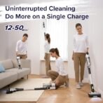 LEVOIT Cordless Vacuum Cleaner, Stick Vac with Tangle-Resistant Design, Up to 50 Minutes, Powerful Suction, Rechargeable, Lightweight, and Versatile for Carpet, Hard Floor, Pet Hair, LVAC-200 - Image 4