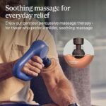TheraGun Therabody Relief Handheld Percussion Massage Gun – Easy-to-Use, Comfortable &amp; Light Personal Massager for Every Day Pain Relief Massage Therapy in Neck, Back, Leg, Shoulder and Body (Navy) - Image 2