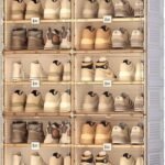 ANTBOX Portable Shoe Rack Organizer for Closet Entryway, Stackable Sneaker Storage Shoe Cabinet with Magnetic Clear Door, Large Plastic Storage containers Bins with Lids 10 Tiers 40 Pairs